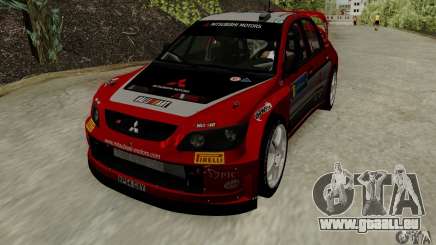 Mitsubishi Lancer Evolution VIII WRC pour GTA San Andreas