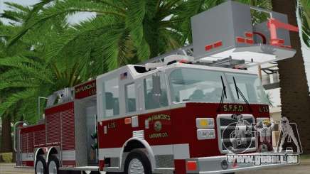 Pierce Aerials Platform. SFFD Ladder 15 pour GTA San Andreas