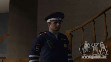 Ein DPS-Offizier in Form eines neuen Modells für GTA San Andreas