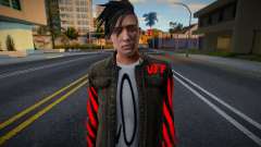 Ein junger Mann in einem modischen Outfit für GTA San Andreas